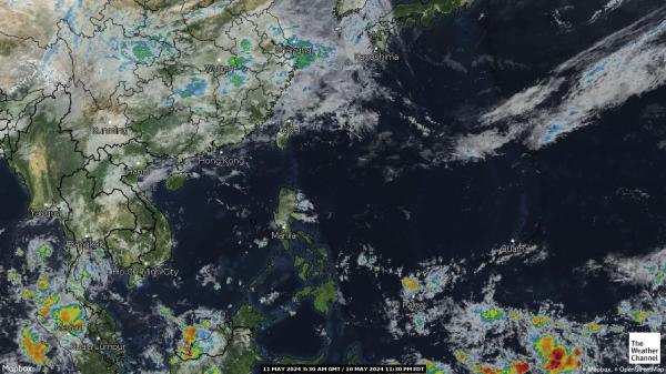 गुआम मौसम बादल मानचित्र 