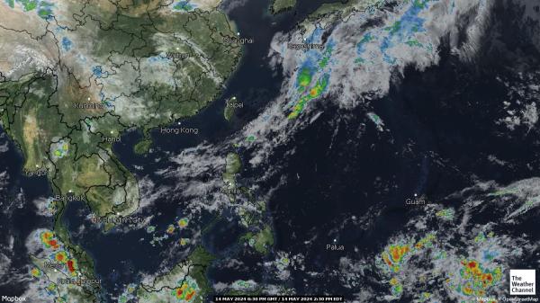 Guam Peta Cuaca awan 