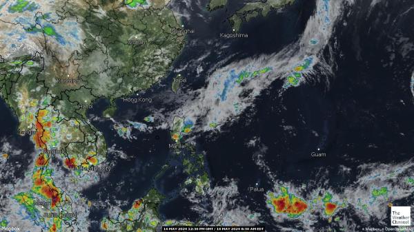 Guam Sää pilvi kartta 