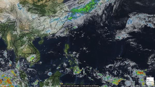 Guam Previsão do tempo nuvem mapa 
