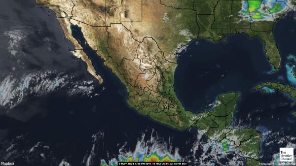 غواتيمالا خريطة الطقس سحابة 