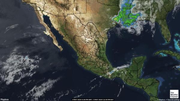 Guatemala Ilm pilv kaart 