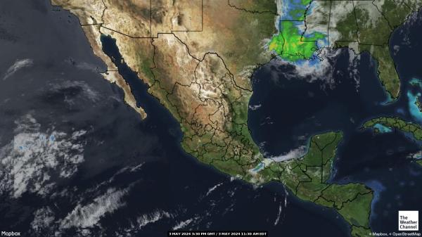 Гватемала Временска прогноза, карта 