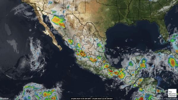 グアテマラ 天気クラウドマップ 