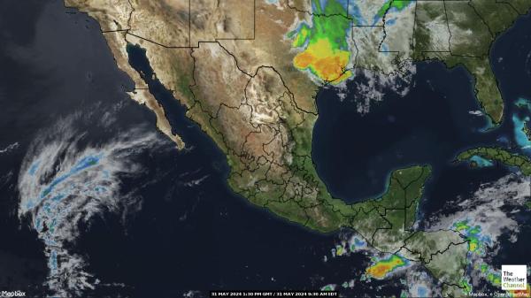 Guatemala Sää pilvi kartta 