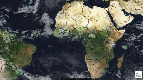 Gvineja Bisau Vremenska prognoza, Satelitska karta vremena 