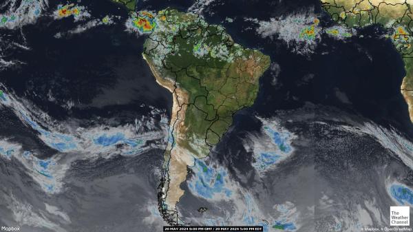 Gvajana Vremenska prognoza, Satelitska karta vremena 