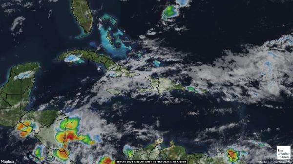 Haiti Sää pilvi kartta 