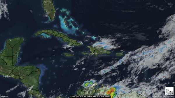 Haiti Ilm pilv kaart 