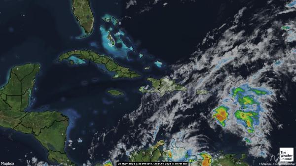 ハイチ 天気クラウドマップ 