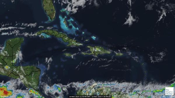 Haiti Väder moln karta 