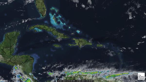 Haitský Počasí mrak mapy 