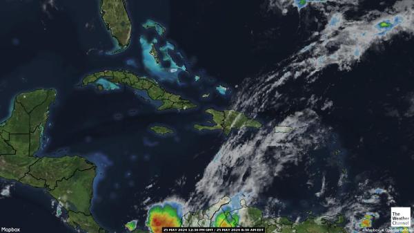Haiti Väder moln karta 