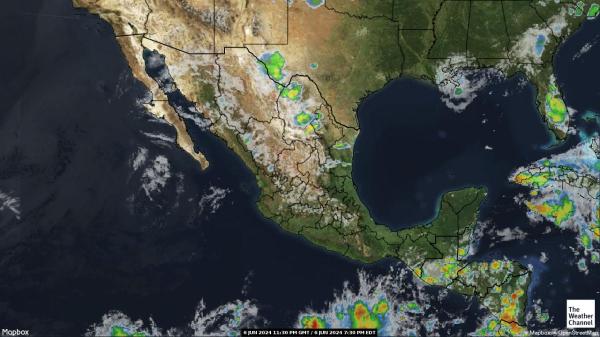 Honduras Vremenska prognoza, Satelitska karta vremena 