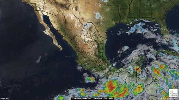 Honduras Meteo nuvola mappa 