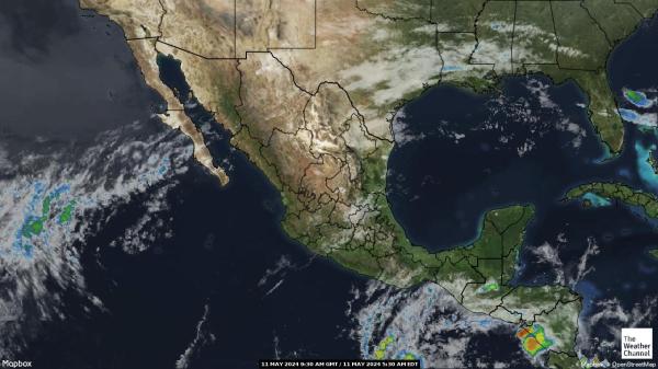 Honduras Peta Cuaca awan 