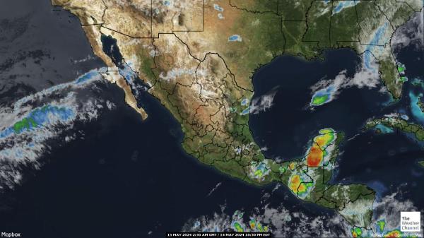 Honduras Sää pilvi kartta 