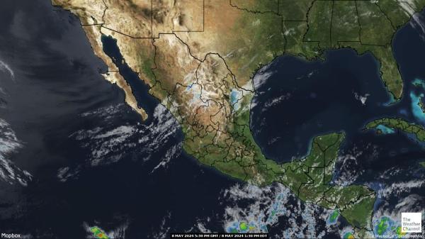 Хондурас времето облачна карта 