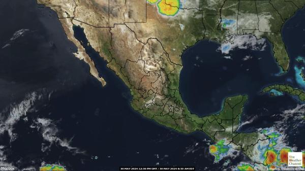 Honduras Peta Cuaca awan 