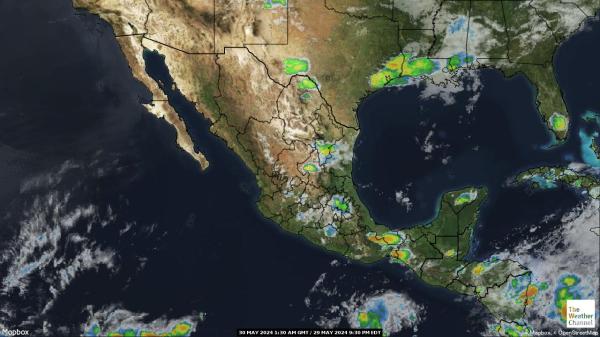 Honduras Chmura pogoda mapa 