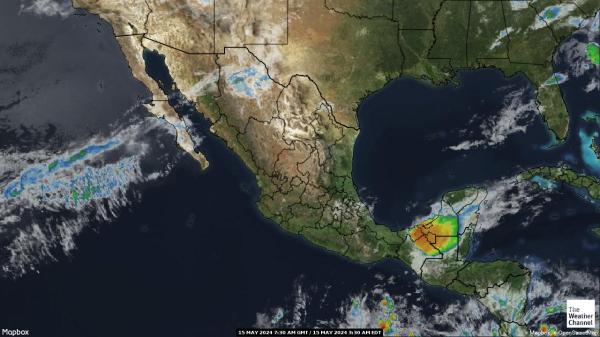 Гондурас Погода хмарної карти 