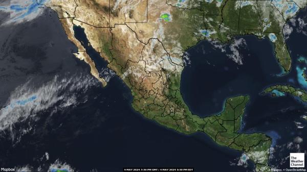 Honduras Peta Cuaca Awan 
