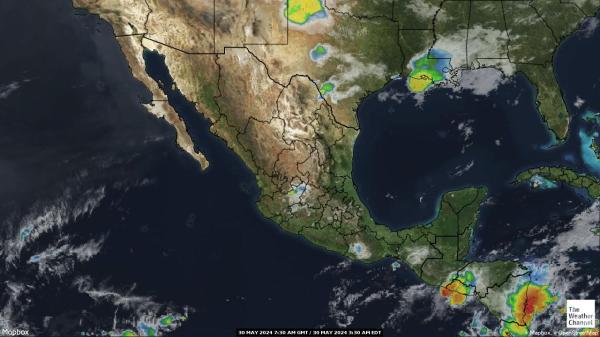 Honduras Vremenska prognoza, Satelitska karta vremena 