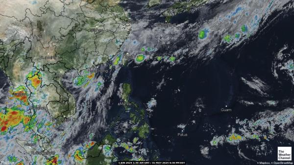 هونغ كونغ خريطة الطقس سحابة 