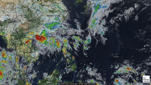 Hong Kong Vremenska prognoza, Satelitska karta vremena 