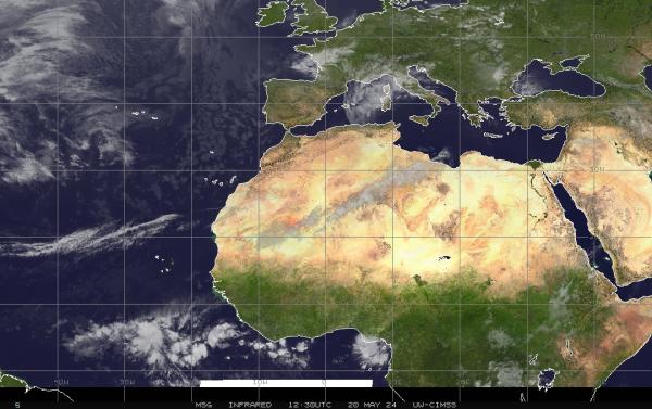 Iran Sää pilvi kartta 