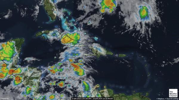 Jamaika Hava bulut haritası 