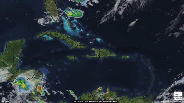 Jamaica Meteo nuvola mappa 
