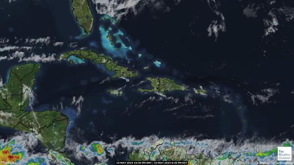 Ямайка Погода облако карту 