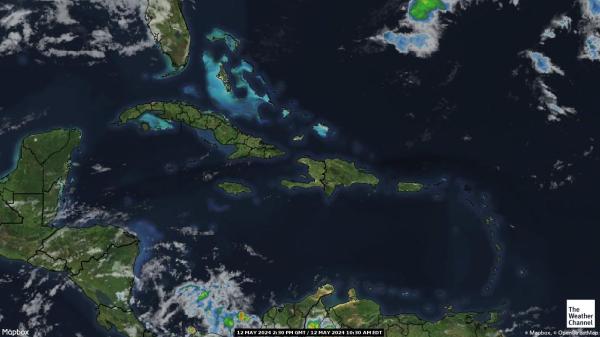 Jamaica Vær sky kart 