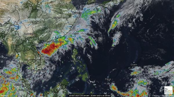 Япония Погода облако карту 