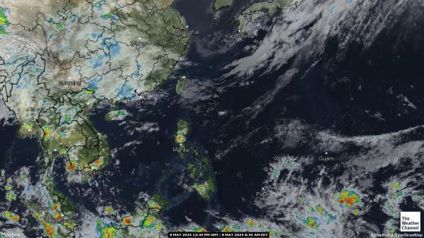 Japan Weather Cloud Map 