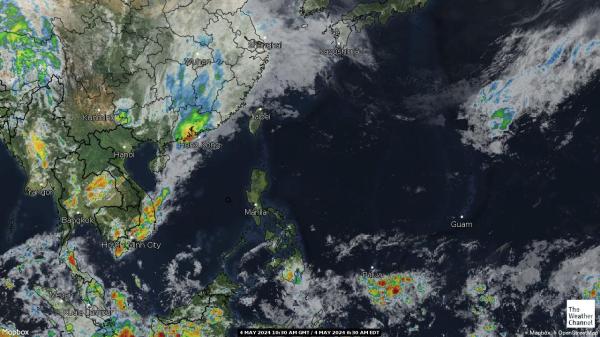 Laos Vremenska prognoza, Satelitska karta vremena 