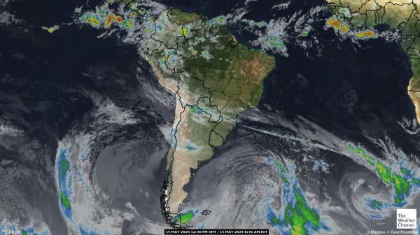 拉丁美洲 天氣雲圖 