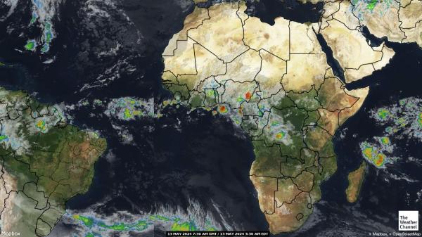 利比里亞 天氣雲圖 
