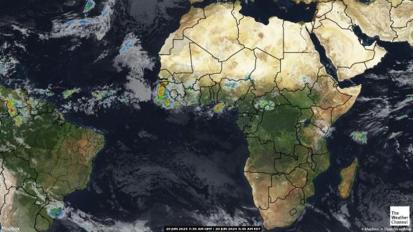 Liberija Vremenska prognoza, Satelitska karta vremena 