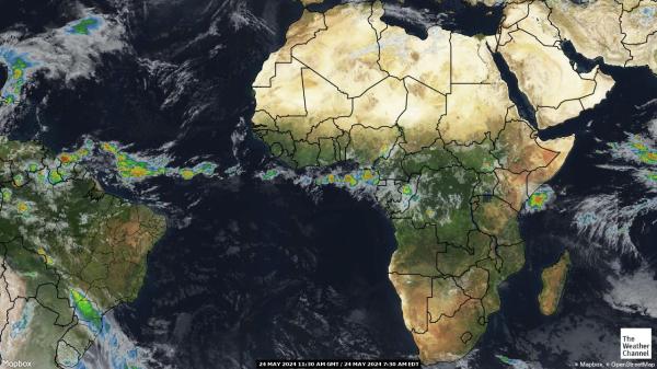 Libya Meteo nuvola mappa 