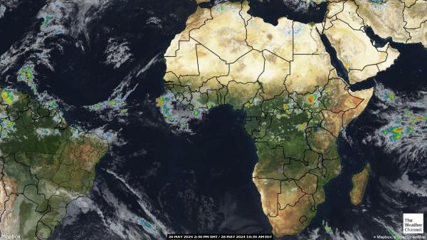 ليبيا خريطة الطقس سحابة 