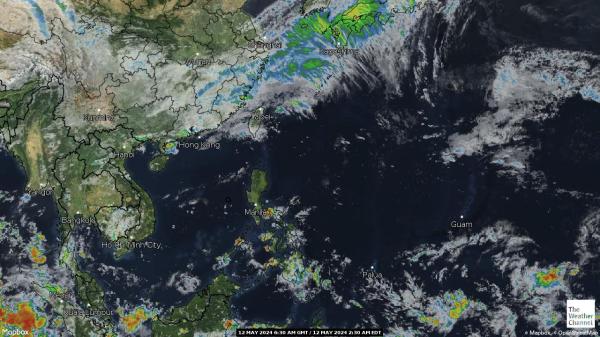 Macao Peta Cuaca awan 