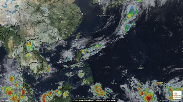 Macao Previsão do tempo nuvem mapa 