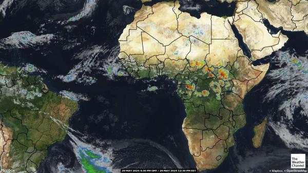 Madagascar Bản đồ thời tiết đám mây 