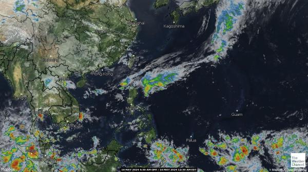 Malaysia Meteo nuvola mappa 