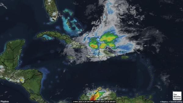 Мартиника Погода облако карту 