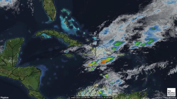 Martinique Vremenska prognoza, Satelitska karta vremena 