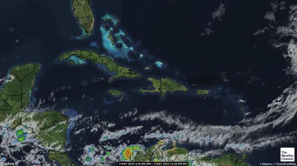 Martinique Weather Cloud Map 