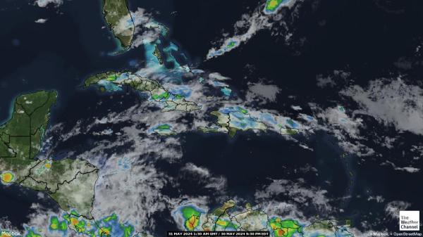 Martinique Ilm pilv kaart 